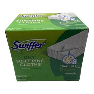 Swiffer Sweeper 5.4 in. Dry Microfiber Dust Mop Refill 32‎ pk